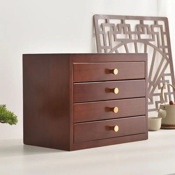 Boîte À Bijoux 3 Tiroir En Bois