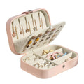 Petite Boîte À Bijoux De Voyage En Cuir