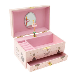 Boîte À Bijoux Musicale Avec Ballerine Et Miroir