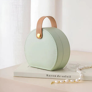 Petite Boîte À Bijoux Voyage Cuir