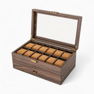 Boîte À Montre En Bois Avec Tiroir