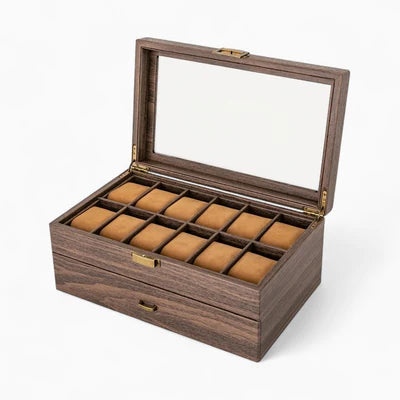 Boîte À Montre En Bois Avec Tiroir