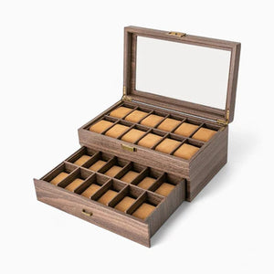 Boîte À Montre En Bois Avec Tiroir