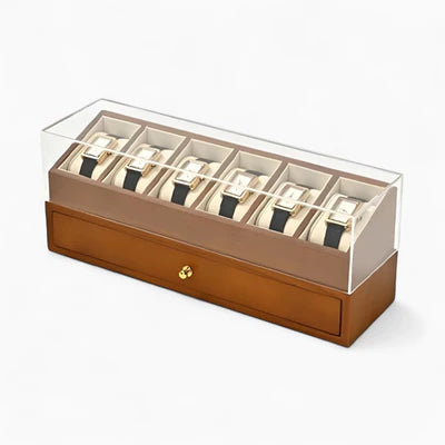 Boîte À Bijoux Et Montres En Bois