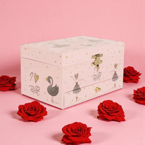 Boîte À Bijoux Musicale Avec Ballerine Et Miroir