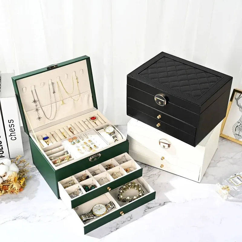 Boîte À Bijoux Femme Cuir
