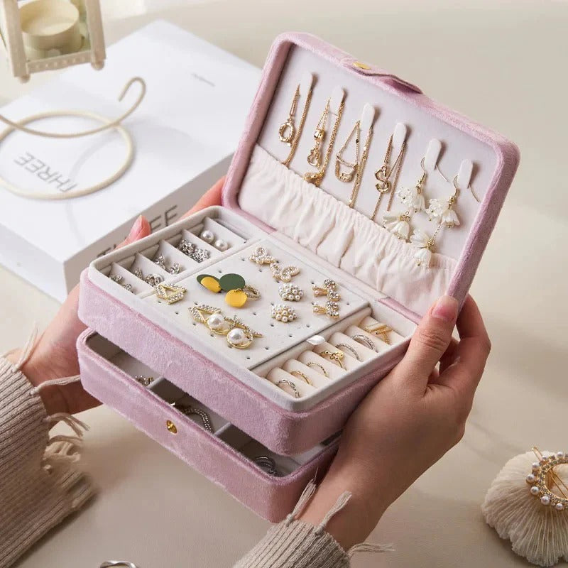 Boîte À Bijoux De Voyage Velours