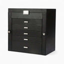 Boîte À Bijoux 5 Tiroirs Avec Miroir